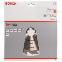 Пильный диск Speedline Wood 190 x 30 x 2,6 mm, 12 Bosch 2608640800