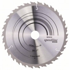 Пильный диск Speedline Wood 235 x 30/25 x 2,6 mm, 30 Bosch 2608640807