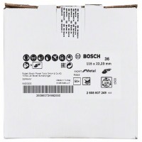 Фибровый шлифкруг R444 Expert for Metal 115x22,23 мм, 36 Bosch 2608607249