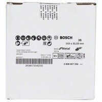 Фибровый шлифкруг R574 Best for Metal 115x22,23 мм, 36 Bosch 2608607254