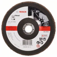 Лепестковый шлифкруг X571 Best for Metal 180x22,23 мм, 60 Bosch 2608607331