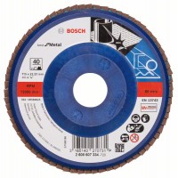 Лепестковый шлифкруг X571 Best for Metal 115x22,23 мм, 40 Bosch 2608607334