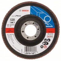 Лепестковый шлифкруг X551 Expert for Metal 115x22,23 мм, 120 Bosch 2608607346
