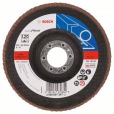 Лепестковый шлифкруг X551 Expert for Metal 125x22,23 мм, 120 Bosch 2608607347