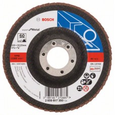 Лепестковый шлифкруг X551 Expert for Metal 115x22,23 мм, 60 Bosch 2608607350