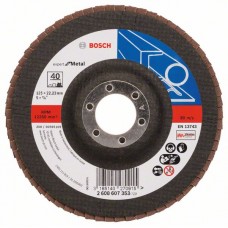 Лепестковый шлифкруг X551 Expert for Metal 125x22,23 мм, 40 Bosch 2608607353