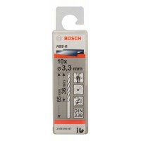 Сверло по металлу HSS-G DIN 338 3,3x36x65 мм Bosch 2608595057