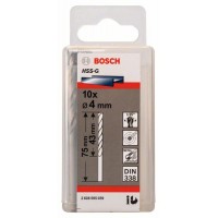Сверло по металлу HSS-G DIN 338 4x43x75 мм Bosch 2608595059