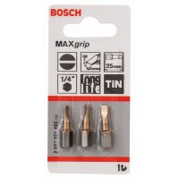 Насадка-бита Max Grip S 0,6x4,5, 25 мм Bosch 2607001490