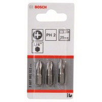Насадка-бита Extra Hart PH 2, 25 мм Bosch 2607001511