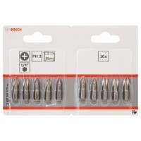 Насадка-бита Extra Hart PH 2, 25 мм Bosch 2607001512