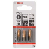 Насадка-бита Max Grip PH 3, 25 мм Bosch 2607001548