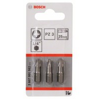 Насадка-бита Extra Hart PZ 3, 25 мм Bosch 2607001562