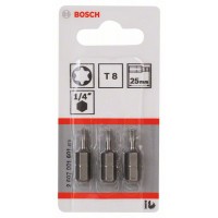 Насадка-бита Extra Hart T8, 25 мм Bosch 2607001601