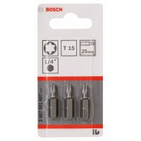 Насадка-бита Extra Hart T15, 25 мм Bosch 2607001607