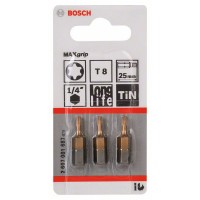 Насадка-бита Max Grip T8, 25 мм Bosch 2607001687