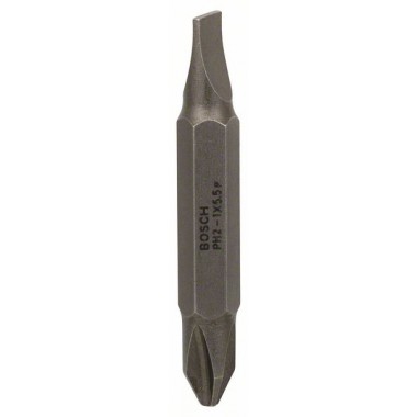 Двусторонняя насадка-бита S 1,0x5,5; PH2; 45 мм Bosch 2607001738
