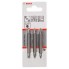 Набор из 3 двухсторонних насадок-бит PH1, PZ1, S 0,6x4,5; PH2, PZ2, S 1,0x5,5; 60 мм Bosch 2607001745