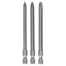 Набор из 3 насадок-бит Extra Hart PH1; PH2; PH3; 89 мм Bosch 2607001757