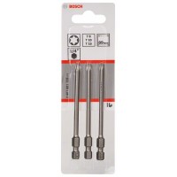 Набор из 3 насадок-бит Extra Hart T8; T10; T15; 89 мм Bosch 2607001759