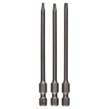 Набор из 3 насадок-бит Extra Hart T8; T10; T15; 89 мм Bosch 2607001759