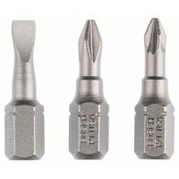 Набор из 3 насадок-бит Extra Hart (смешанный) S 0,6x4,5; PH1; PZ1; 25 мм Bosch 2607001765