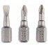 Набор из 3 насадок-бит Extra Hart (смешанный) S 0,6x4,5; PH1; PZ1; 25 мм Bosch 2607001765