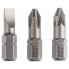 Набор из 3 насадок-бит Extra Hart (смешанный) S 1,0x5,5; PH2; PZ2; 25 мм Bosch 2607001766