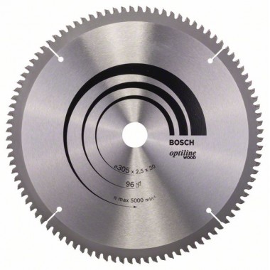 Пильный диск Optiline Wood 305 x 30 x 2,5 mm, 96 Bosch 2608640442