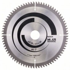 Пильный диск Multi Material 216 x 30 x 2,5 mm; 80 Bosch 2608640447