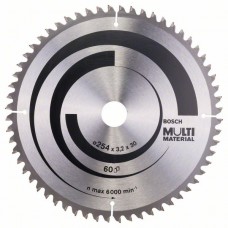 Пильный диск Multi Material 254x30x3,2 мм; 60 Bosch 2608640449