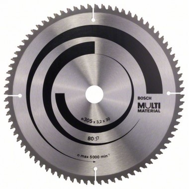 Пильный диск Multi Material 305 x 30 x 3,2 mm; 80 Bosch 2608640452