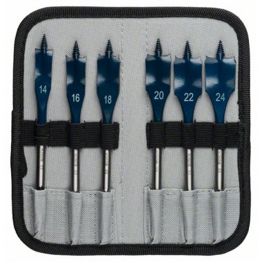 Набор из 6 перовых сверл Self Cut Speed 14; 16; 18; 20; 22; 24 мм Bosch 2608595424