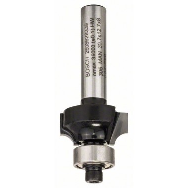 Карнизная фреза 8 мм, R1 4 мм, L 10,5 мм, G 53 мм Bosch 2608628339