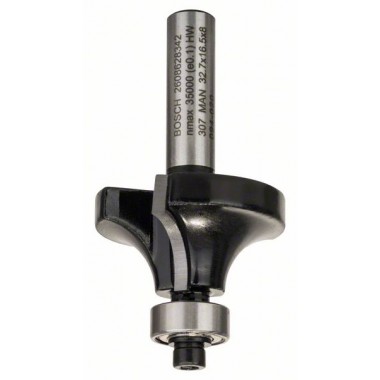 Карнизная фреза 8 мм, R1 10 мм, L 16,5 мм, G 57 мм Bosch 2608628342