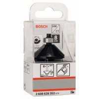 Фасочная фреза 8 мм, B 11 мм, L 15 мм, G 56 мм, 45° Bosch 2608628352