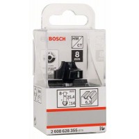 Профильная фреза E 8 мм, R1 6,3 мм, D 25,4 мм, L 14 мм, G 46 мм Bosch 2608628355