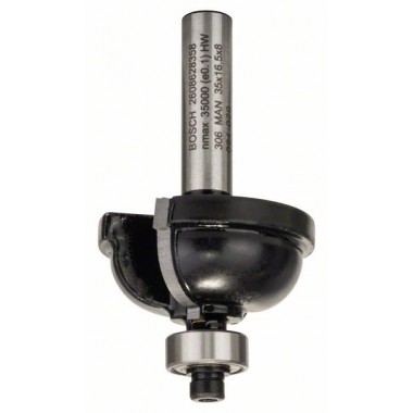 Профильная фреза F 8 мм, R1 9,5 мм, D 35 мм, L 16,2 мм, G 59 мм Bosch 2608628358