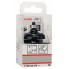Профильные фрезы G 8 мм, R1 6,35 мм, D 38 мм, L 15,7 мм, G 57 мм Bosch 2608628359