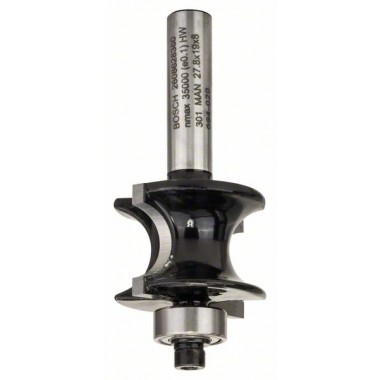 Полукруглые фрезы 8 мм, R1 6 мм, L 19 мм, G 63 мм Bosch 2608628360