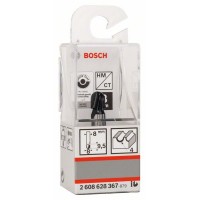 Галтельная фреза 8 мм, R1 4 мм, D 8 мм, L 9,2 мм, G 40 мм Bosch 2608628367