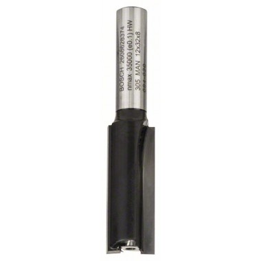 Пазовая фреза 8 мм, D1 12 мм, L 32 мм, G 62 мм Bosch 2608628374