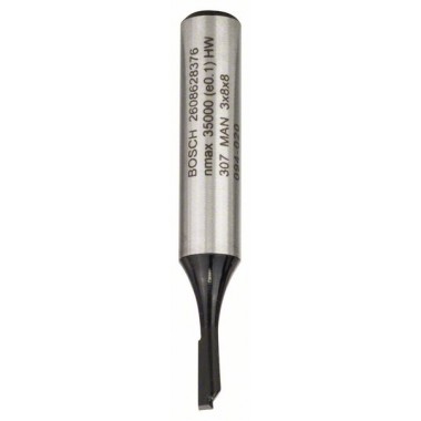 Пазовая фреза 8 мм, D1 3 мм, L 8 мм, G 51 мм Bosch 2608628376