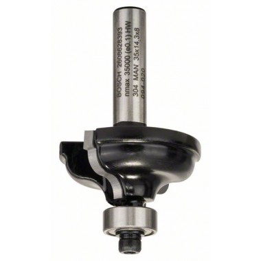 Профильная фреза A 8 мм, R1 4,8 мм, B 11 мм, L 14,3 мм, G 57 мм Bosch 2608628393