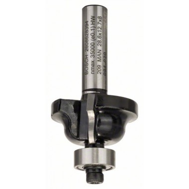Профильная фреза B 8 мм, R1 4 мм, B 8 мм, L 12,4 мм, G 54 мм Bosch 2608628394