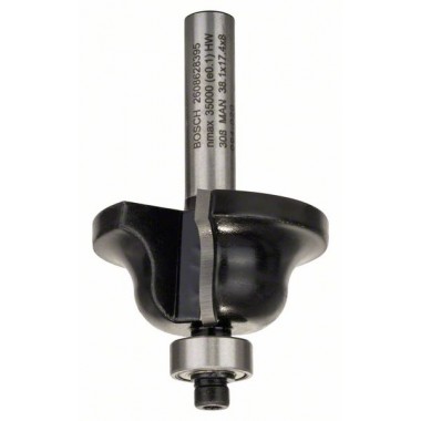 Профильная фреза B 8 мм, R1 6,3 мм, B 12,7 мм, L 17 мм, G 61 мм Bosch 2608628395