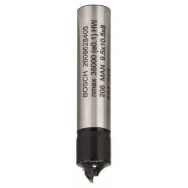Четвертная штифтовая фреза 8 мм, R1 3,2 мм, D 9,5 мм, L 10,2 мм, G 41 мм Bosch 2608628405