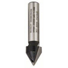 Фреза пазовая V-образная 8 мм, D1 11 мм, L 14 мм, G 45 мм, 60° Bosch 2608628406