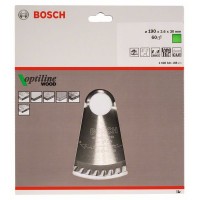Пильный диск Optiline Wood 190x30x2,6 мм, 60 Bosch 2608641188