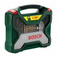 Набор из 50 предметов X-Line Titanium Bosch 2607019327